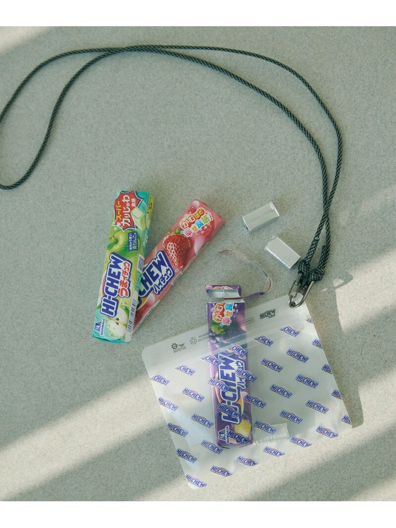 【SALE/10%OFF】【別注】<ハイチュウ*pake*GLR>ストラップ付き ジップ バッグ UNITED ARROWS green label relax...