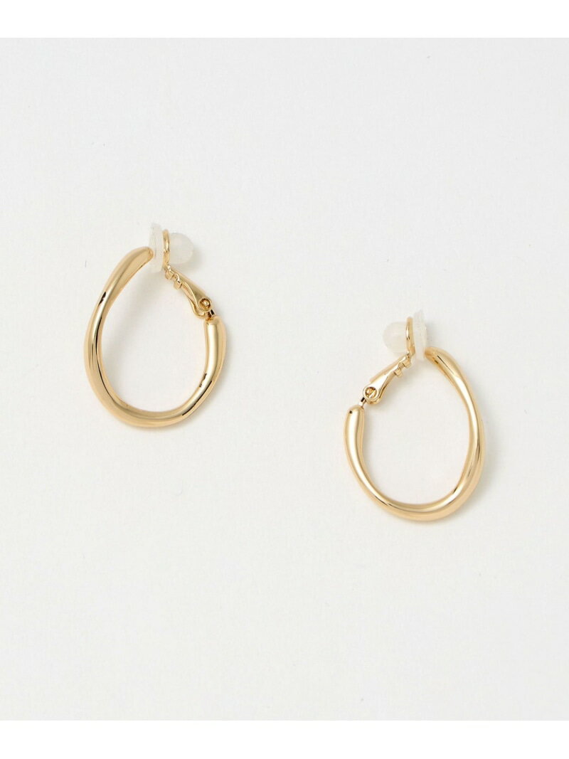 ドロップフープ ウェーブ イヤリング UNITED ARROWS green label relaxing ユナイテッドアローズ グリーンレーベルリラクシング アクセサリー・腕時計 イヤリング・イヤーカフ シルバー ゴールド[Rakuten Fashion]