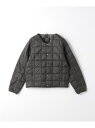 <TAION>ベーシック クルーネックボタン インナーダウンジャケット / キッズ 150cm UNITED ARROWS green label relaxi...