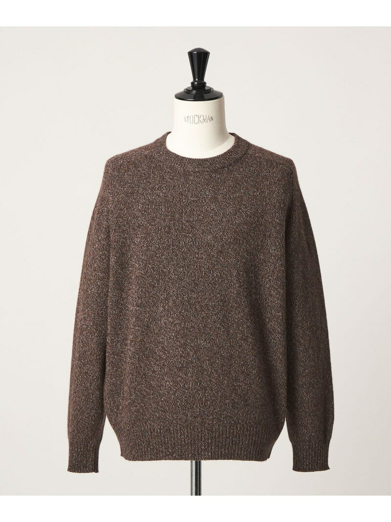 ウール カシミヤ ミックス クルーネック ニット UNITED ARROWS green lab