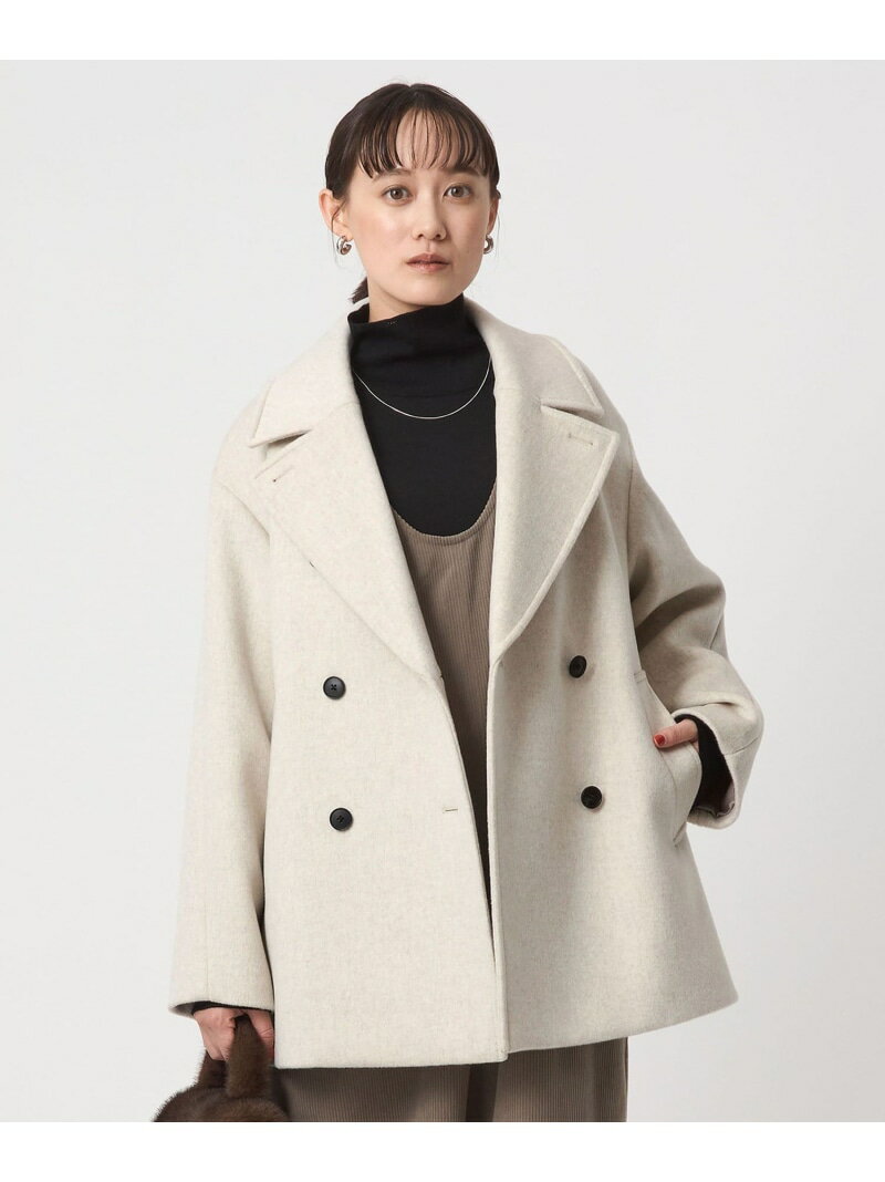 GREENLABELオレンジ ウール ピーコート GREENLABELオレンジ ウール ピーコート