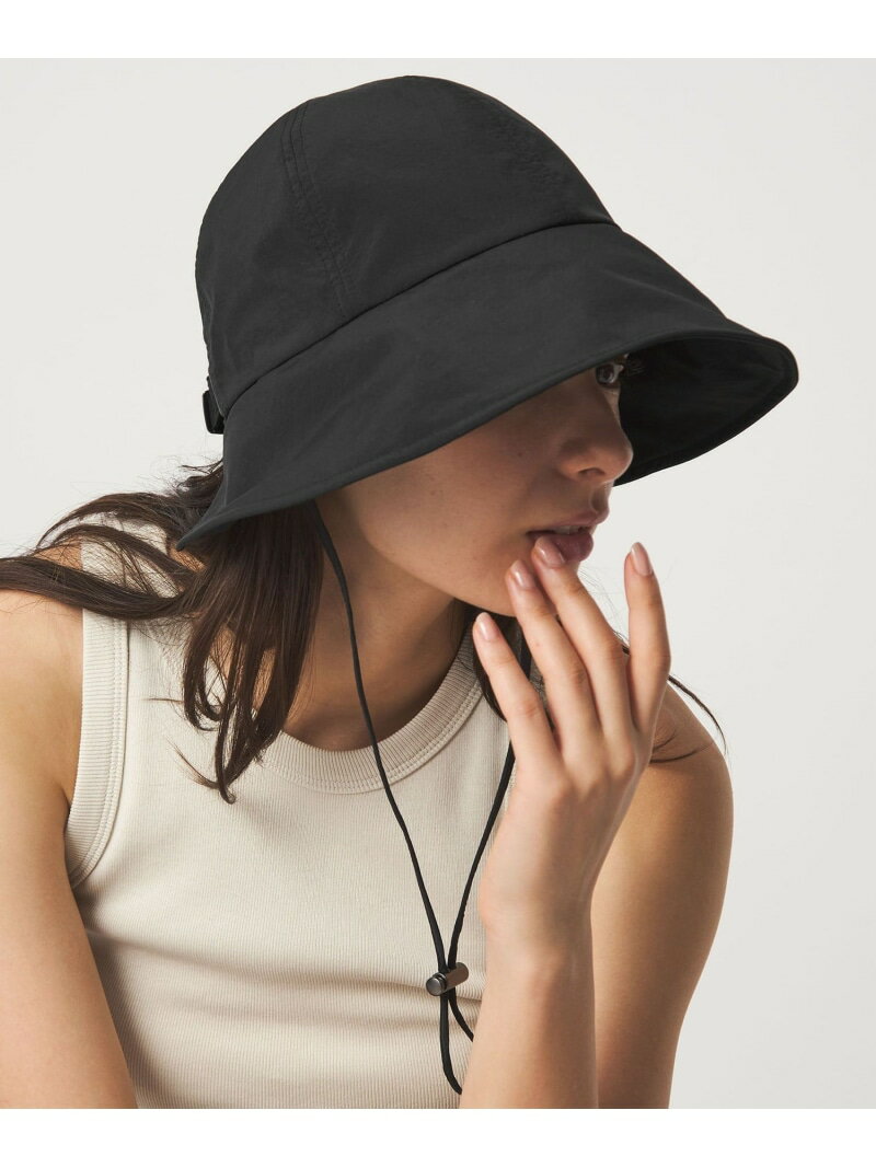 乐天商城 - 【WEB限定】2WAY コード キャップ / ハット UVカット UNITED ARROWS green label relaxing ユナイテッドアローズ グリーンレーベルリラクシング 帽子 キャップ ベージュ ブラック[Rakuten Fashion]