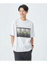 ＜TOKYO SEQUENCE*FRUIT OF THE LOOM＞GLR プリントTシャツ UNITED ARROWS green label relaxing ユナイテッドアローズ グリーンレーベルリラクシング トップス カットソー・Tシャツ ホワイト レッド