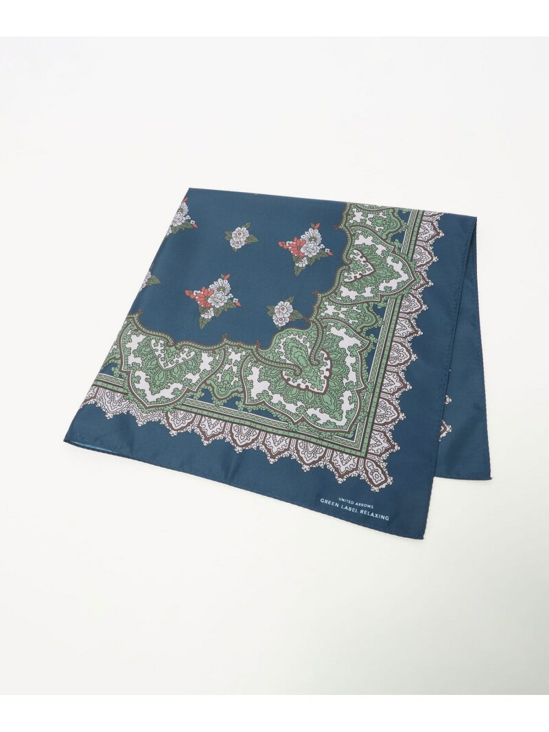 GLR スクエア ラージ スカーフ UNITED ARROWS green label relaxing ユナイテッドアローズ グリーンレ..