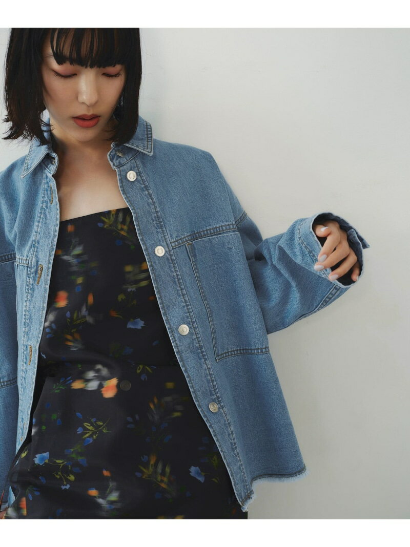 ＜EMMEL REFINES＞EM デニム シャツ ジャケット EMMEL REFINES ユナイテッドアローズ グリーンレーベルリラクシング ジャケット・アウター その他のジャケット・アウター ブルー ネイビー【送料無料】[Rakuten Fashion]