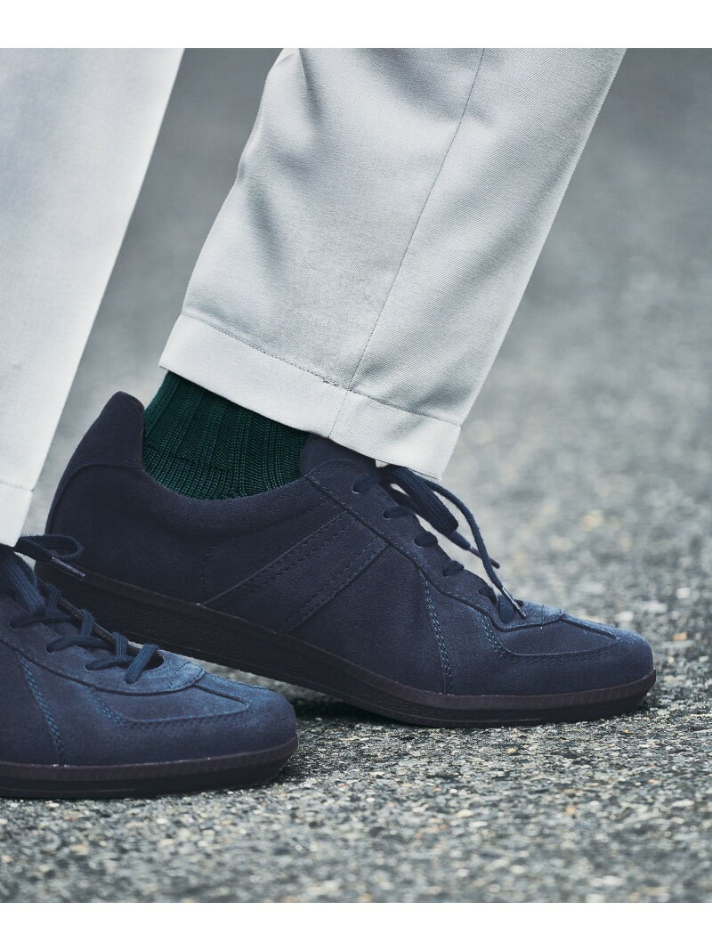 【別注】＜GERMAN TRAINeR＞GLR ジャーマントレーナー スエード スニーカー UNITED ARROWS green label relaxing ユナイテッドアローズ グリーンレーベルリラクシング シューズ・靴 スニーカー ネイビー ブラック グレー ホワイト ブラウン【送料無料】[Rakuten Fashion]