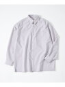 【WEB限定】＜GLR or＞ドレープ リラックス 長袖 シャツ UNITED ARROWS green label relaxing ユナイテッドアローズ グリーンレーベルリラクシング トップス シャツ・ブラウス グレー ブラック ブラウン【送料無料】[Rakuten Fashion]