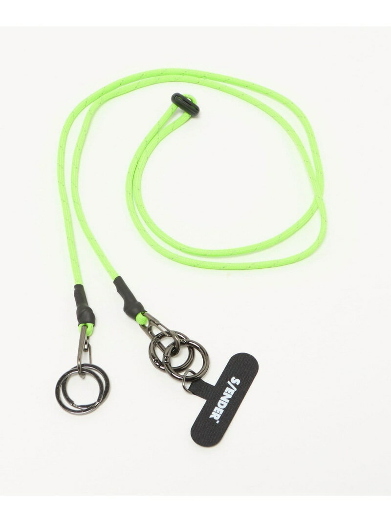 乐天商城 - ＜S/ENDER＞MULTI HOLDER マルチストラップ UNITED ARROWS green label relaxing ユナイテッドアローズ グリーンレーベルリラクシング スマホグッズ・オーディオ機器 その他のスマホグッズ・オーディオ機器 ブラック オレンジ グリーン[Rakuten Fashion]