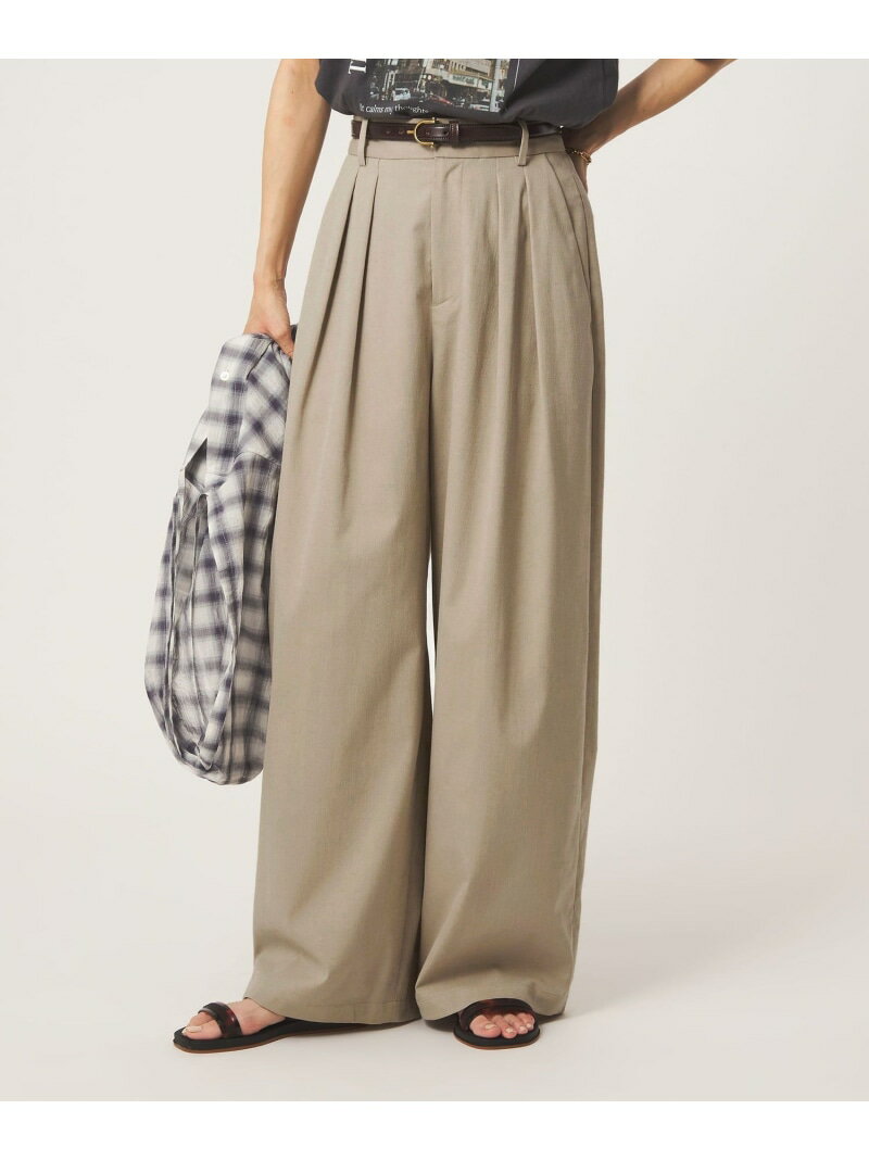 樂天商城 - 【WEB限定】＜at ease＞オルマイ スラックス ストレッチ UVカット UNITED ARROWS green label relaxing ユナイテッドアローズ グリーンレーベルリラクシング パンツ スラックス・ドレスパンツ ベージュ ピンク ブラウン ブラック【送料無料】[Rakuten Fashion]