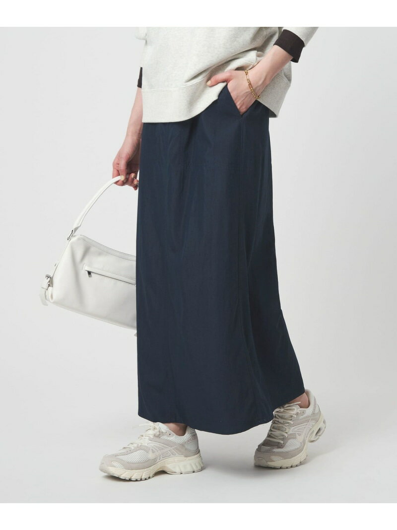 乐天商城 - 【SALE／30%OFF】ツイル Aライン スカート UNITED ARROWS green label relaxing ユナイテッドアローズ グリーンレーベルリラクシング スカート ロング・マキシスカート ベージュ ネイビー【RBA_E】【送料無料】[Rakuten Fashion]