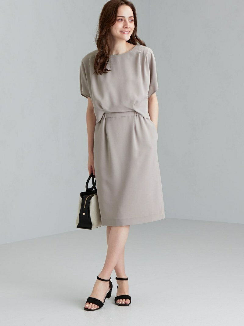 Arrows Relaxing レディース Label ワンピース 1glr Workclothes 01jun21 ユナイテッドアローズ Green United ワンピース ワンピース グリーンレーベルリラクシング 手洗い可能 ハイツイストキュプラ D ドレープ ワンピース Jpo No15 United Arrows