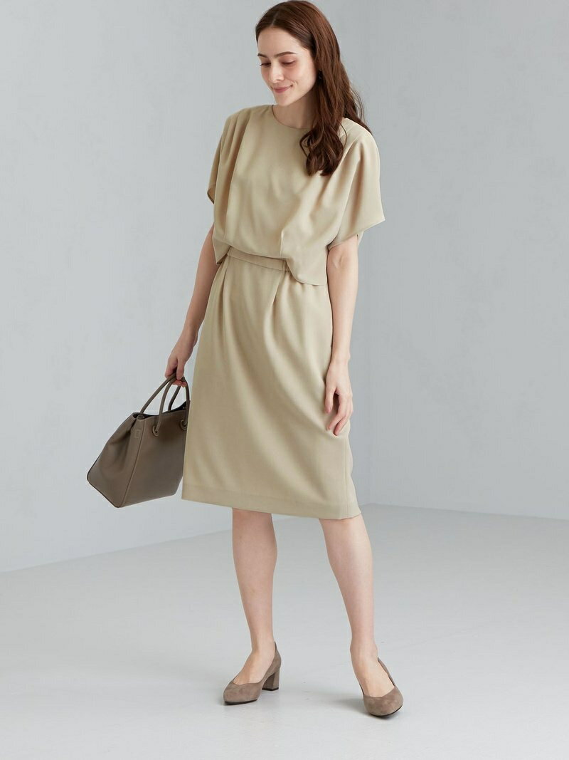 Arrows Relaxing レディース Label ワンピース 1glr Workclothes 01jun21 ユナイテッドアローズ Green United ワンピース ワンピース グリーンレーベルリラクシング 手洗い可能 ハイツイストキュプラ D ドレープ ワンピース Jpo No15 United Arrows