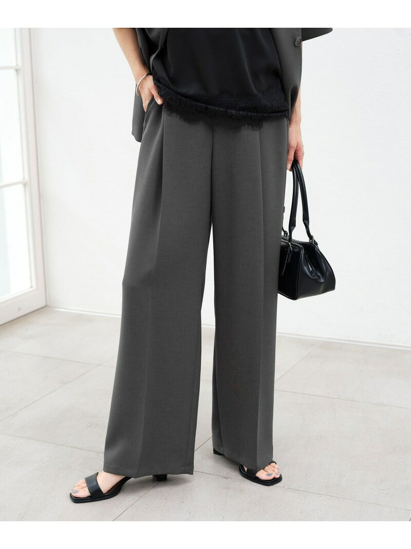 【SALE／40%OFF】[size SHORT/TALLあり]エアシカル タック パンツ 接触冷感 通気性 UNITED ARROWS green label relaxing ユナイテッドアローズ グリーンレーベルリラクシング パンツ スラックス・ドレスパンツ グレー【RBA_E】【送料無料】[Rakuten Fashion] greenlabelrelaxing-10067207 green label relaxing サンプル画像3