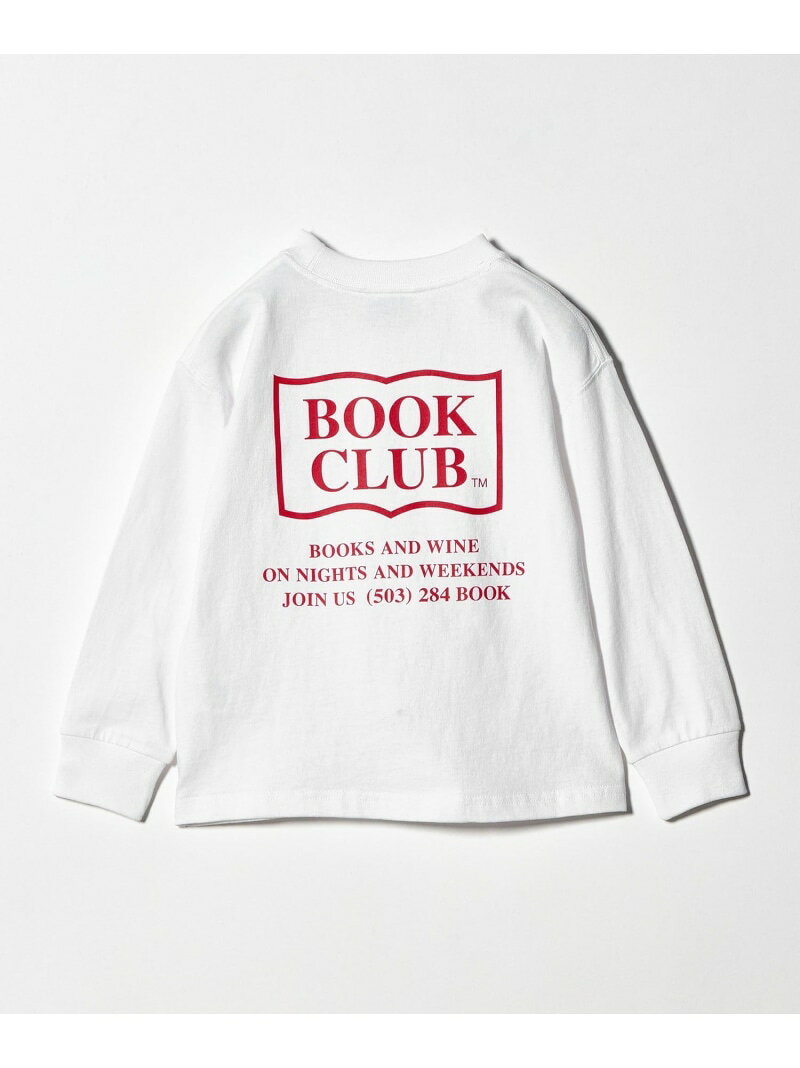 Rakuten - 【SALE／40%OFF】【別注】＜BOOK CLUB＞ロゴ ロングスリーブTシャツ / キッズ 110cm-130cm UNITED ARROWS green label relaxing ユナイテッドアローズ グリーンレーベルリラクシング トップス カットソー・Tシャツ グレー ホワイト【RBA_E】[Rakuten Fashion]