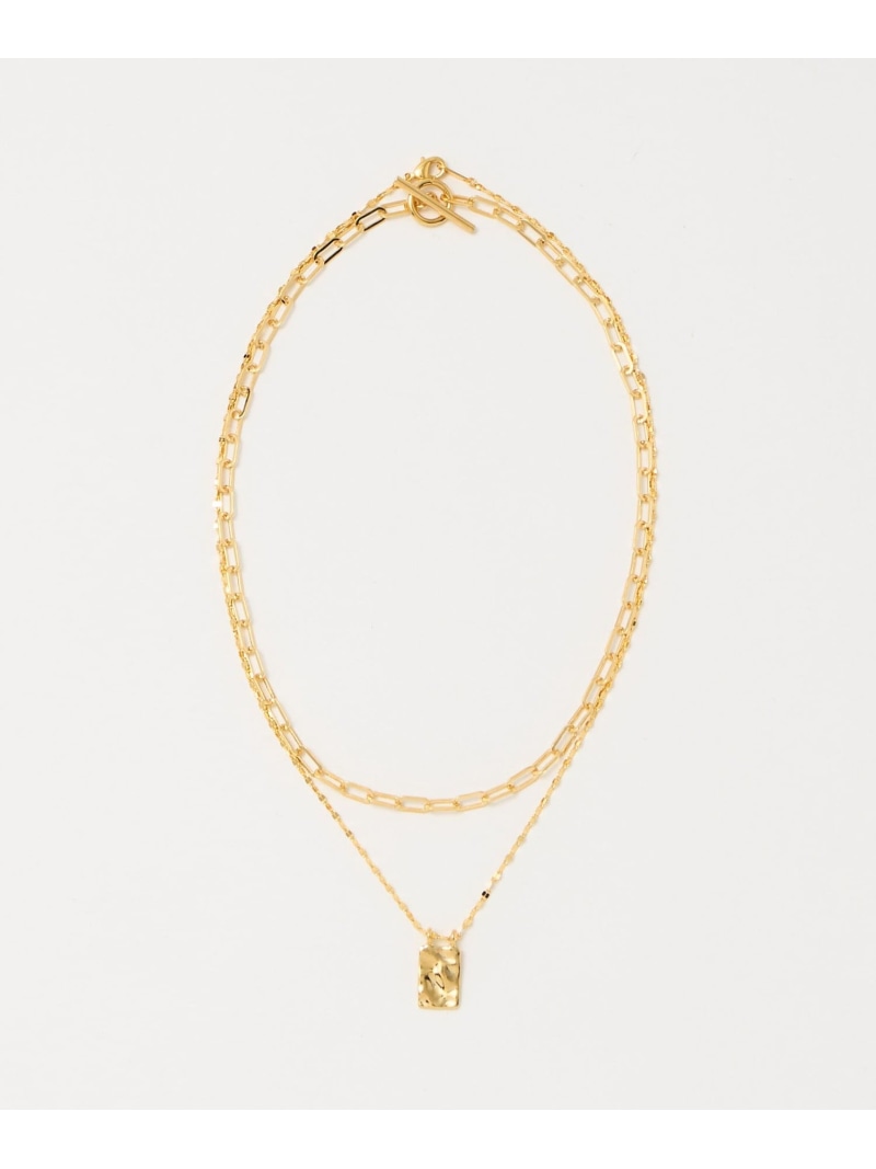 Rakuten - ＜EMMEL REFINES＞EM チェーン*プレート ネックレス セット EMMEL REFINES ユナイテッドアローズ グリーンレーベルリラクシング アクセサリー・腕時計 ネックレス ゴールド【送料無料】[Rakuten Fashion]