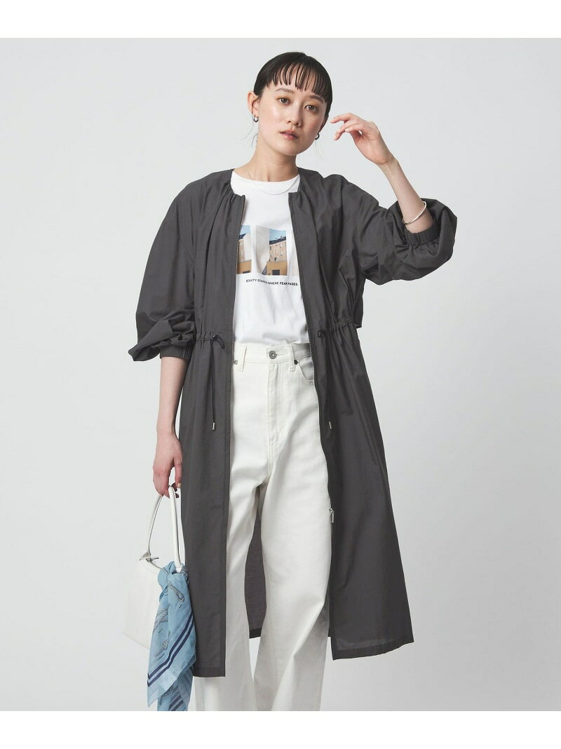 Rakuten - 【SALE／25%OFF】ギャザー ドロスト コート 撥水 UNITED ARROWS green label relaxing ユナイテッドアローズ グリーンレーベルリラクシング ジャケット・アウター その他のジャケット・アウター ベージュ グレー【RBA_E】【送料無料】[Rakuten Fashion]