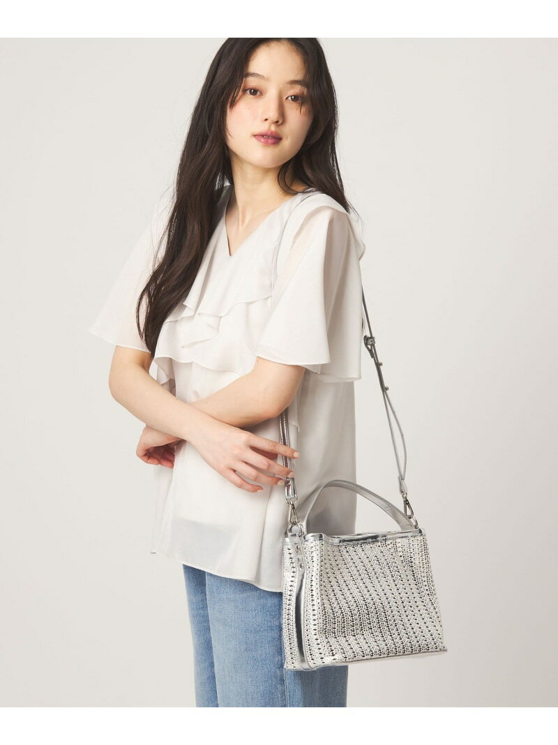 樂天商城 - メッシュワンハンドルバッグ UNITED ARROWS green label relaxing ユナイテッドアローズ グリーンレーベルリラクシング バッグ ショルダーバッグ ブラック シルバー ブラウン【送料無料】[Rakuten Fashion]