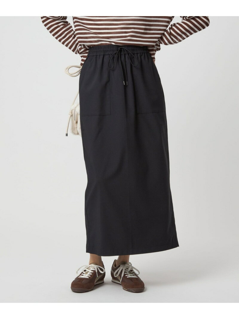 【SALE／10%OFF】[size SHORT/TALLあり]オルマイ ツイル タイト スカート UNITED ARROWS green label relaxing ユナイテッドアローズ グリーンレーベルリラクシング スカート ロング・マキシスカート ブラウン ベージュ ブラック【RBA_E】【送料無料】[Rakuten Fashion]のサムネイル