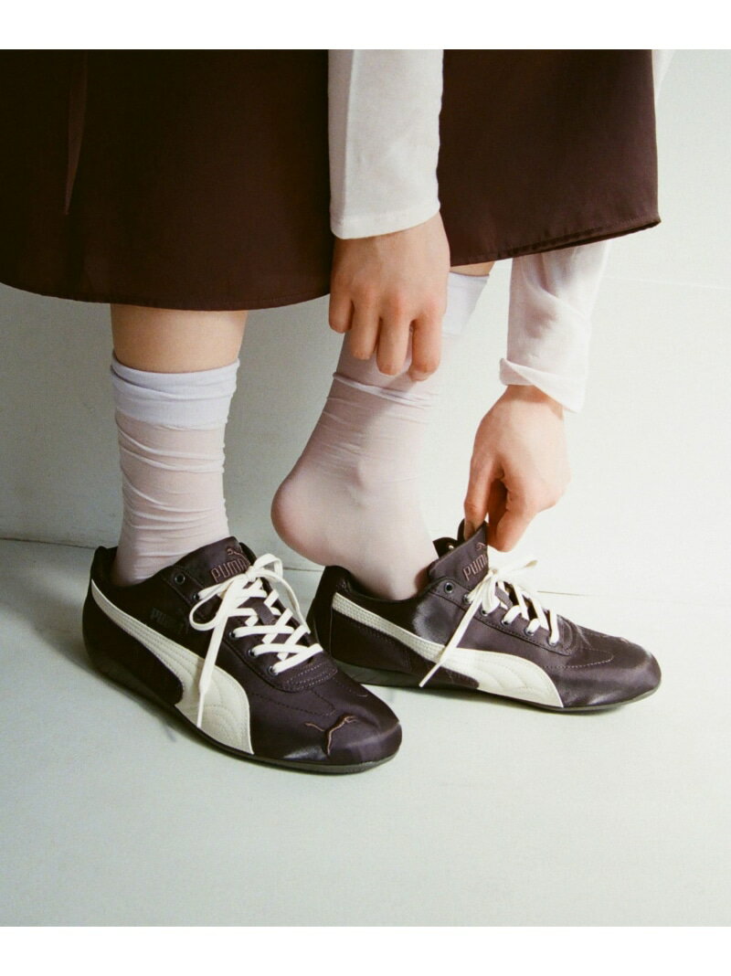 【別注】＜PUMA＞スピードキャット サテン スニーカー UNITED ARROWS green label relaxing ユナイテッドアローズ グリーンレーベルリラクシング シューズ・靴 スニーカー グレー【先行予約】*【送料無料】[Rakuten Fashion]