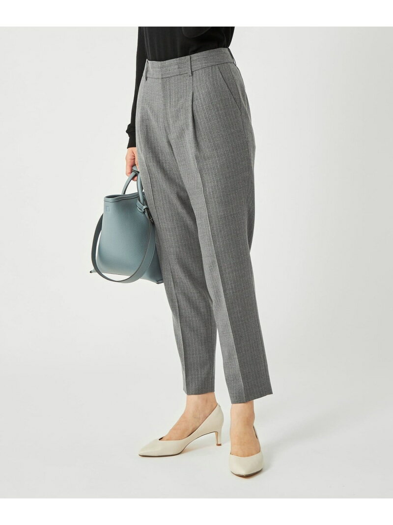 【SALE／50%OFF】サキソニー テーパード パンツ -ストレッチ・帯電防止- ◇No06◇ UNITED ARROWS green label relaxing ユナイテッドアローズ グリーンレーベルリラクシング パンツ スラックス・ドレスパンツ グリーン ネイビー【RBA_E】【送料無料】[Rakuten Fashion]のサムネイル