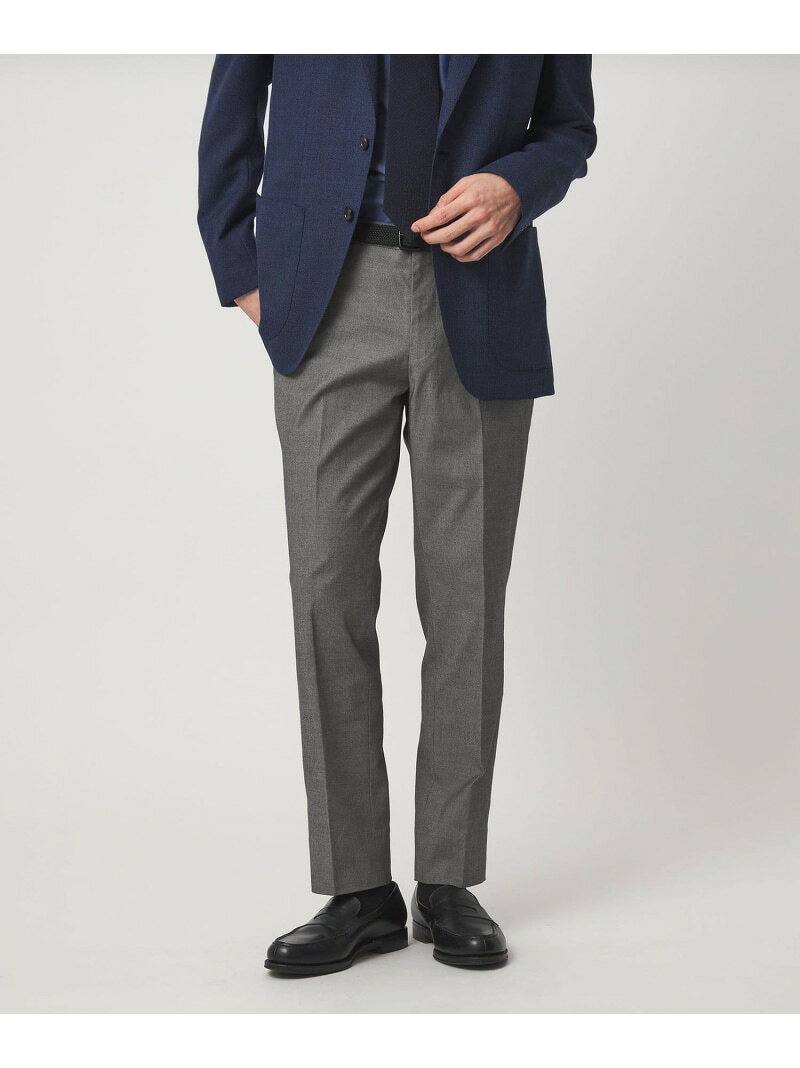 Rakuten - エブリット TCPU オックス スリム スラックス -ストレッチ- UNITED ARROWS green label relaxing ユナイテッドアローズ グリーンレーベルリラクシング パンツ スラックス・ドレスパンツ グレー ベージュ【送料無料】[Rakuten Fashion]