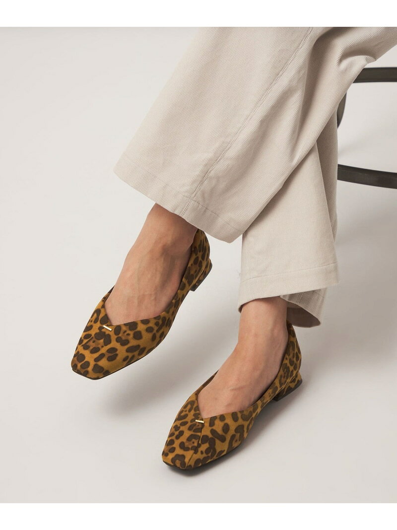 クッショニーシューズ スクエアトゥ メタルチップ / フラットシューズ UNITED ARROWS green label relaxing ユナイテッドアローズ グリーンレーベルリラクシング シューズ・靴 パンプス ベージュ ブラック シルバー【送料無料】[Rakuten Fashion]