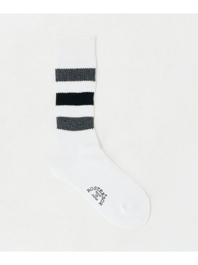 【SALE／10%OFF】【別注】＜ROSTER SOX＞ラインソックス / 靴下 UNITED ARROWS green label relaxing ユナイテッドアローズ グリーンレーベルリラクシング 靴下・レッグウェア 靴下 ネイビー ピンク【RBA_E】[Rakuten Fashion]