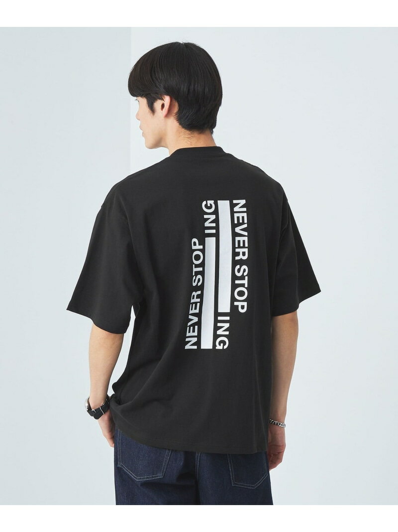 ＜THE NORTH FACE＞ネバーストップ Tシャツ UNITED ARROWS green label relaxing ユナイテッドアローズ グリーンレーベルリラクシング トップス カットソー・Tシャツ ブラック ホワイト【送料無料】[Rakuten Fashion]