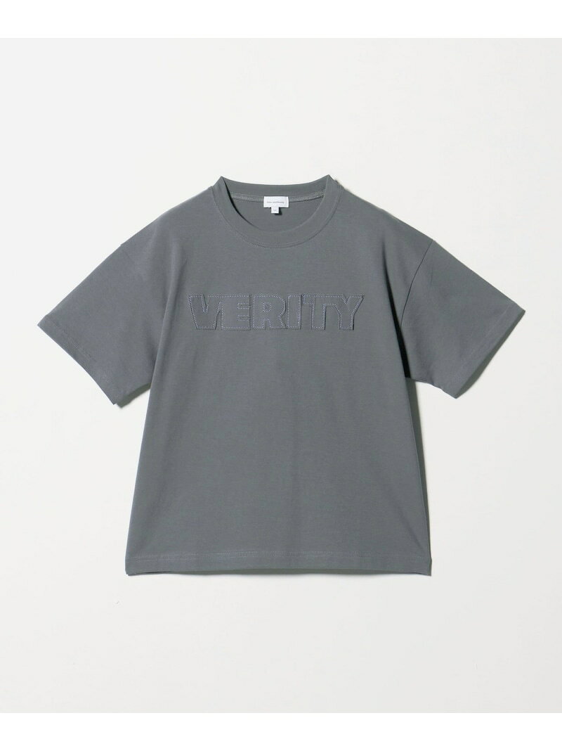 樂天商城 - ロゴ アップリケ Tシャツ / キッズ 140cm-160cm UNITED ARROWS green label relaxing ユナイテッドアローズ グリーンレーベルリラクシング トップス カットソー・Tシャツ グレー パープル ベージュ[Rakuten Fashion]