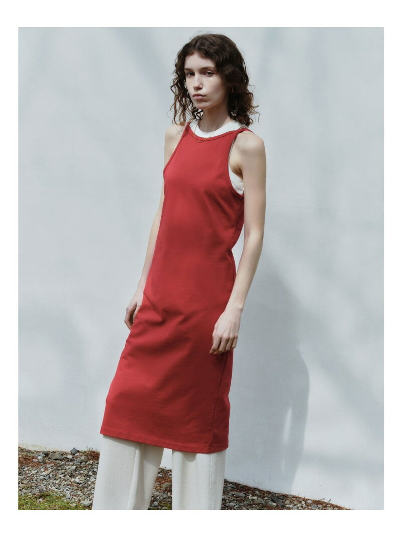 【別注】＜Plus by ONIT＞キャミソール ワンピース UNITED ARROWS green label relaxing ユナイテッドアローズ グリーンレーベルリラクシング ワンピース・ドレス ワンピース ネイビー レッド【送料無料】[Rakuten Fashion]