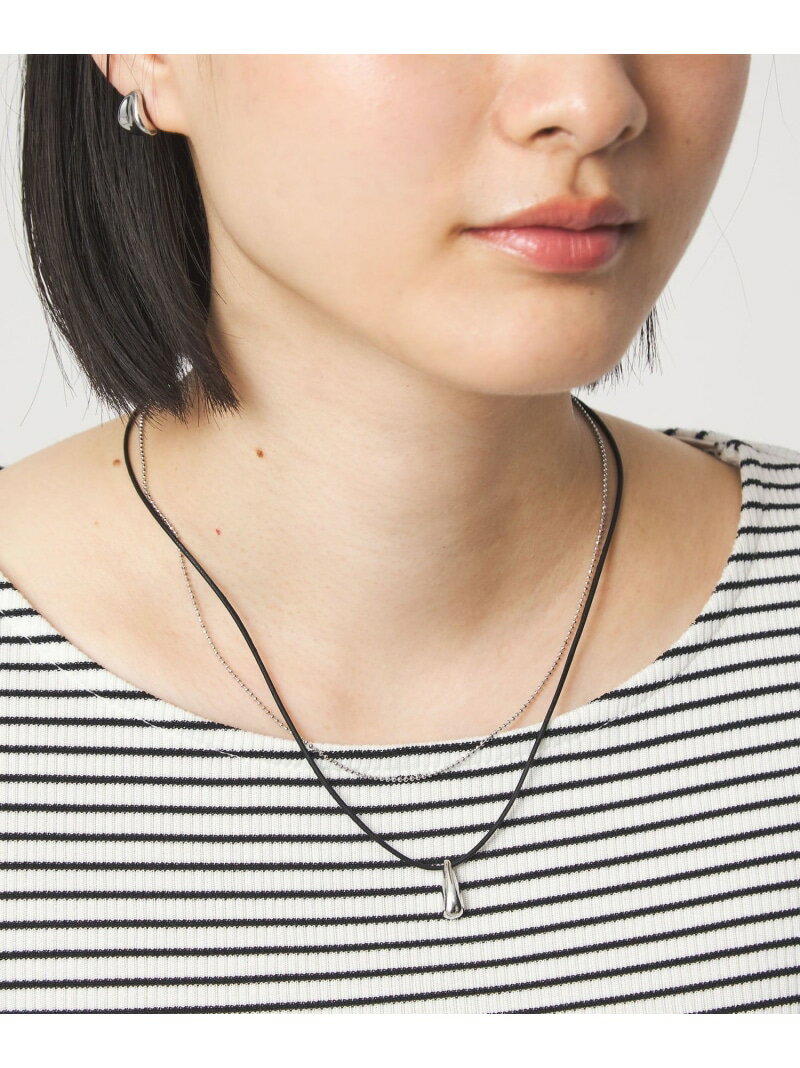 乐天商城 - 2連チェーン&コードチャーム ネックレス UNITED ARROWS green label relaxing ユナイテッドアローズ グリーンレーベルリラクシング アクセサリー・腕時計 ネックレス ゴールド シルバー[Rakuten Fashion]