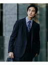 A+ TWPU トロピカル無地 スリム 2B ジャケット -ウォッシャブル・ストレッチ・防シワ- UNITED ARROWS green label relax...