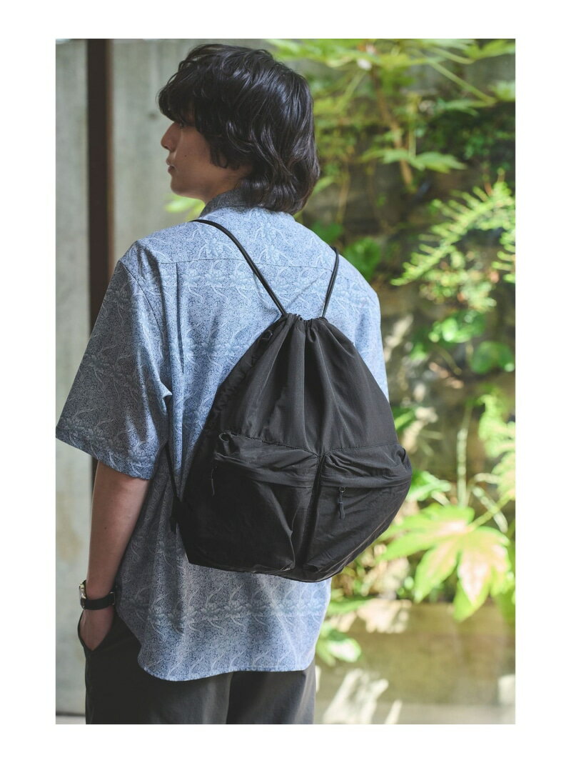 Rakuten - 【別注】＜fellowww＞GLR 2WAY ナップサック ショルダーバッグ UNITED ARROWS green label relaxing ユナイテッドアローズ グリーンレーベルリラクシング バッグ ショルダーバッグ ブラック ホワイト【送料無料】[Rakuten Fashion]