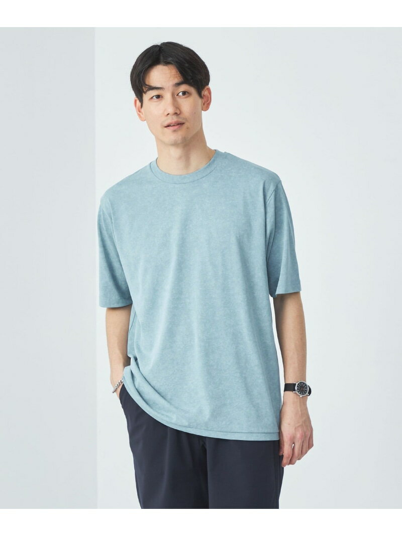 スノーダイ クルーネック Tシャツ UNITED ARROWS green label relaxing ユナイテッドアローズ グリーンレーベルリラクシング トップス カットソー・Tシャツ ブルー グレー グリーン【送料無料】[Rakuten Fashion]