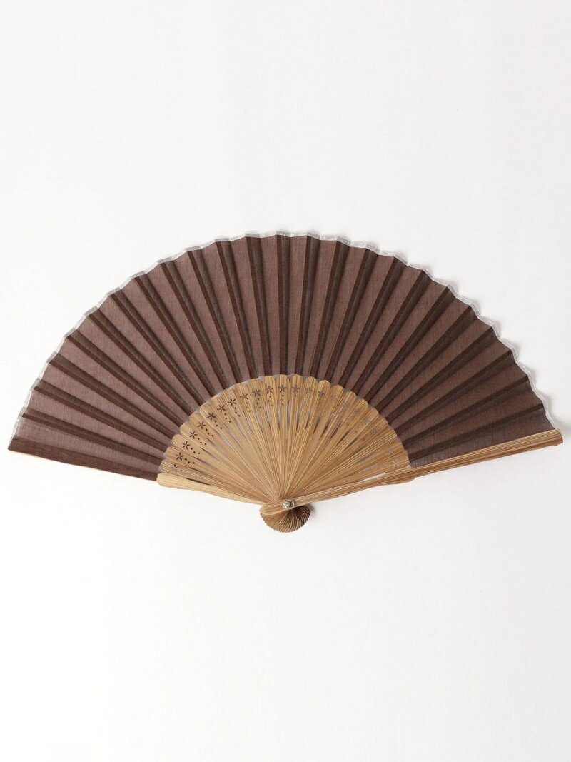 CHAMB SOLID 扇子 18SS UNITED ARROWS green label relaxing ユナイテッドアローズ グリーンレーベルリラクシング ファッション雑貨 その他のファッション雑貨 ネイビー ブルー ブラウン グリーン[Rakuten Fashion]のサムネイル