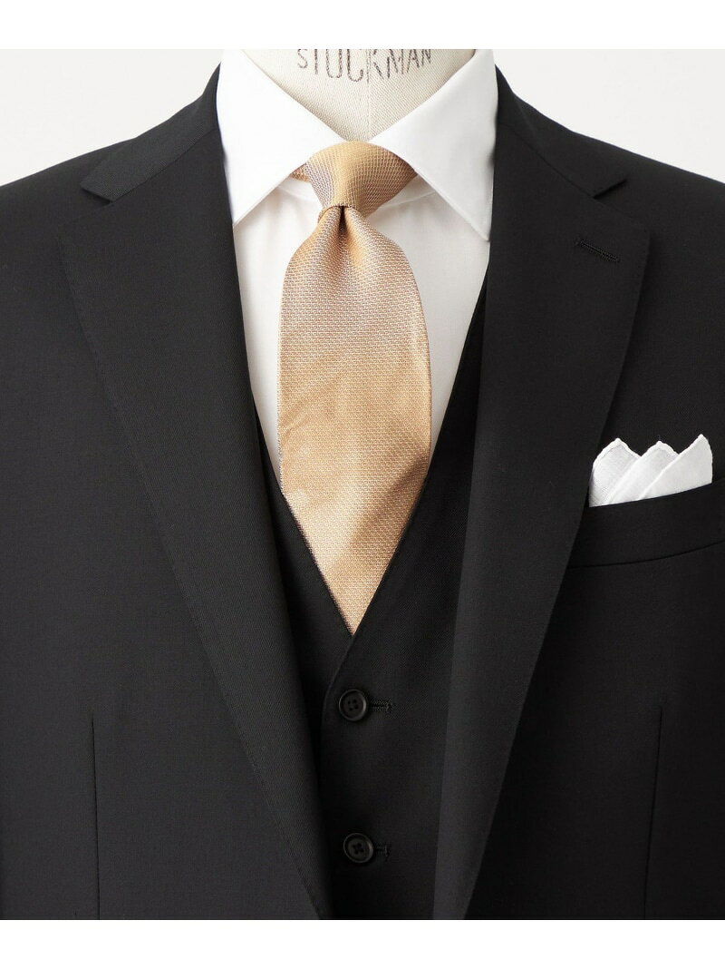 GLR シルク セミ フォーマル 8.0cm ソリッド ネクタイ UNITED ARROWS green label ...