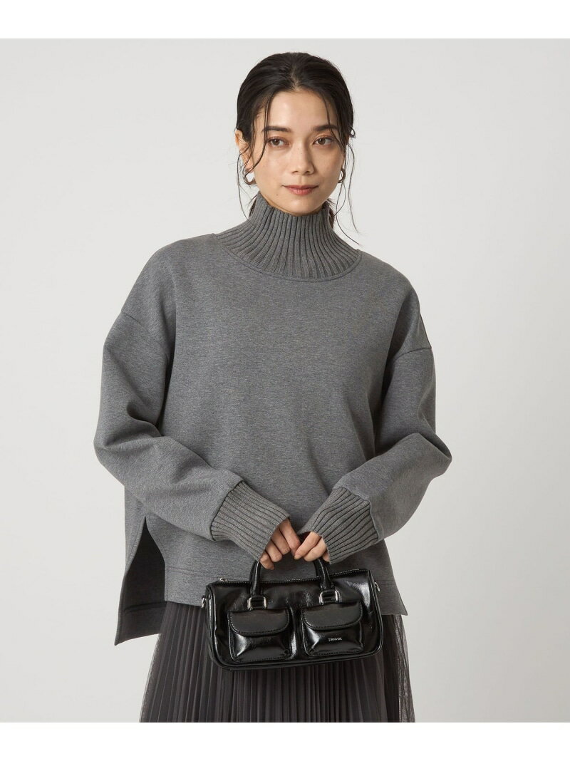 ダンボール リブ タートル プルオーバー UNITED ARROWS green label relaxing ユナイテッドアローズ グリーンレーベルリラクシング トップス カットソー・Tシャツ ブラック ホワイト グレー ピンク【送料無料】[Rakuten Fashion]のサムネイル