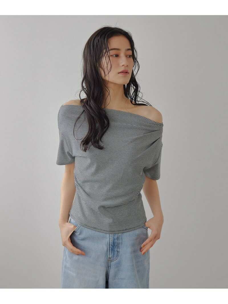 Rakuten - ＜EMMEL REFINES＞EM ベアフライス オフショル トップス EMMEL REFINES ユナイテッドアローズ グリーンレーベルリラクシング トップス カットソー・Tシャツ イエロー【送料無料】[Rakuten Fashion]