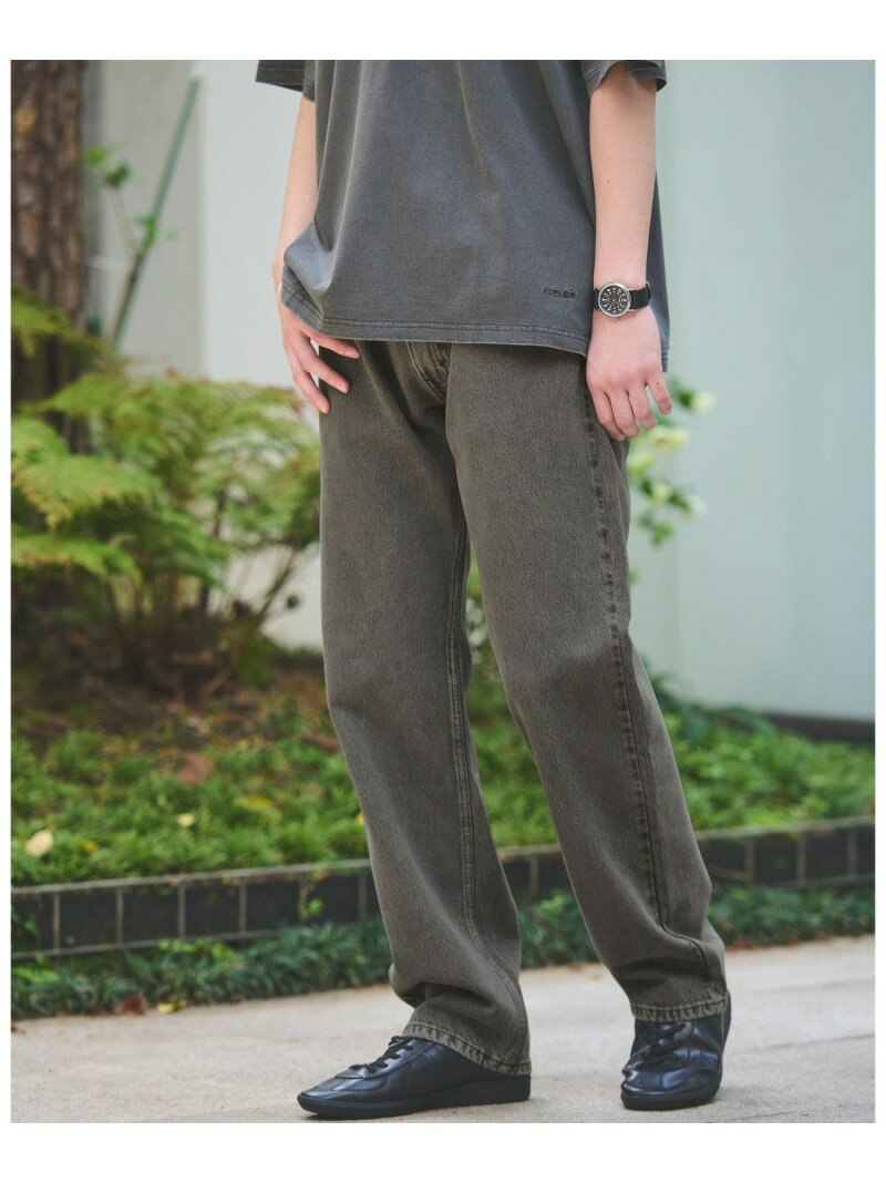 【国内EXCLUSIVE】＜Levi's(R)＞555 リラックス ストレート デニムパンツ UNITED ARROWS green label relaxing ユナイテッドアローズ グリーンレーベルリラクシング パンツ ジーンズ・デニムパンツ グリーン【送料無料】[Rakuten Fashion]