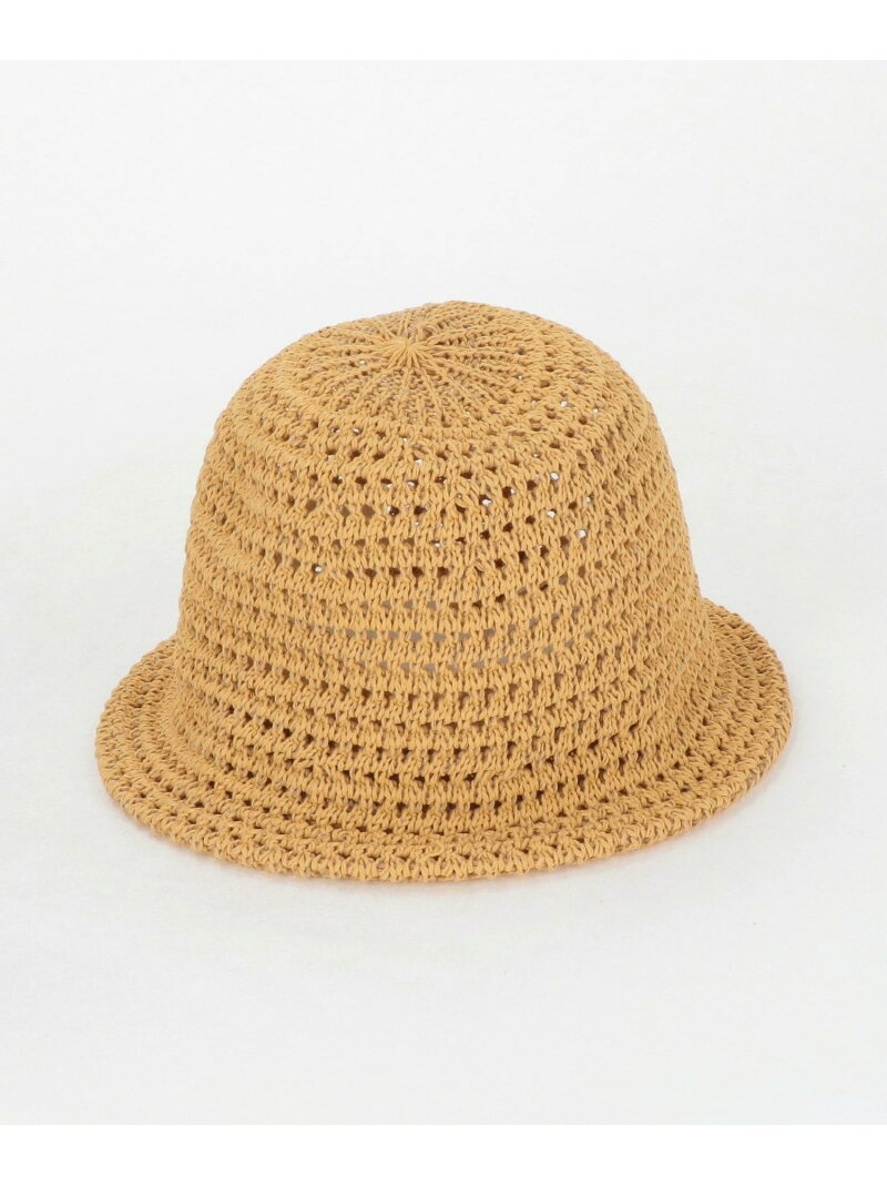 乐天商城 - スカシ柄 ハット / HAT / キッズ UNITED ARROWS green label relaxing ユナイテッドアローズ グリーンレーベルリラクシング 帽子 ハット ホワイト ベージュ[Rakuten Fashion]