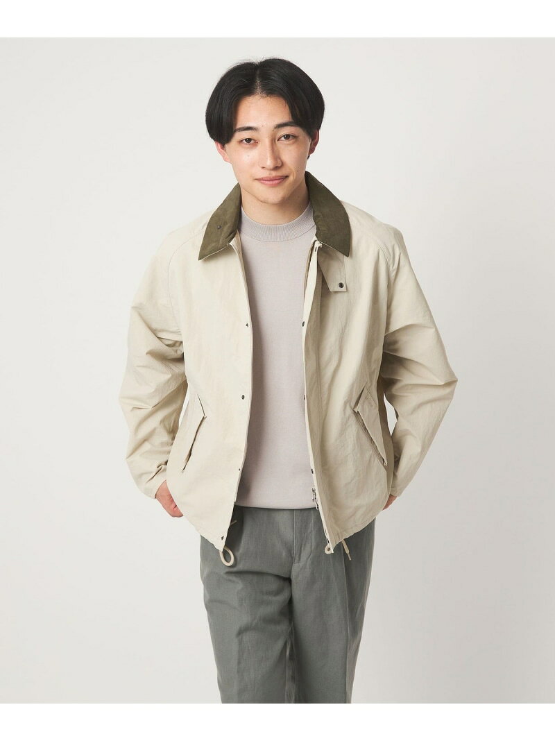 Rakuten - ＜Barbour＞トランスポート ナイロン ジャケット UNITED ARROWS green label relaxing ユナイテッドアローズ グリーンレーベルリラクシング ジャケット・アウター ナイロンジャケット ブラック ホワイト グリーン【送料無料】[Rakuten Fashion]