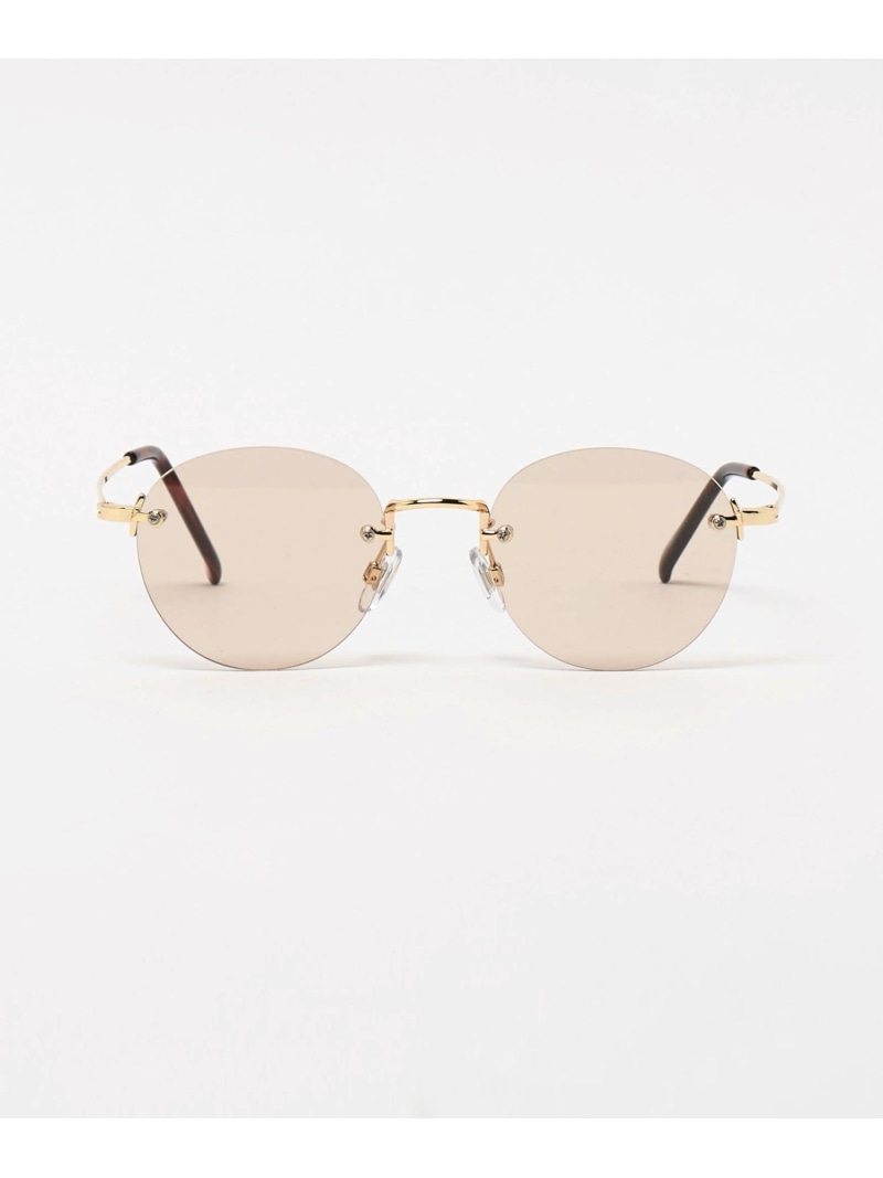 Rakuten - GLR メタル リムレス ファッション用グラス UNITED ARROWS green label relaxing ユナイテッドアローズ グリーンレーベルリラクシング ファッション雑貨 サングラス グレー ブラウン【送料無料】[Rakuten Fashion]
