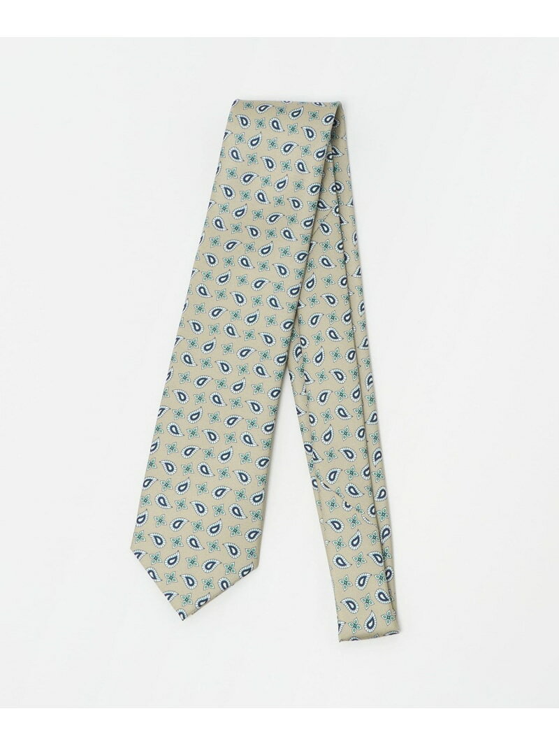 Rakuten - ＜Luisa Esposito＞8.0cm スタンプ ペイズリー ネクタイ UNITED ARROWS green label relaxing ユナイテッドアローズ グリーンレーベルリラクシング スーツ・フォーマル ネクタイ・蝶ネクタイ ベージュ【送料無料】[Rakuten Fashion]