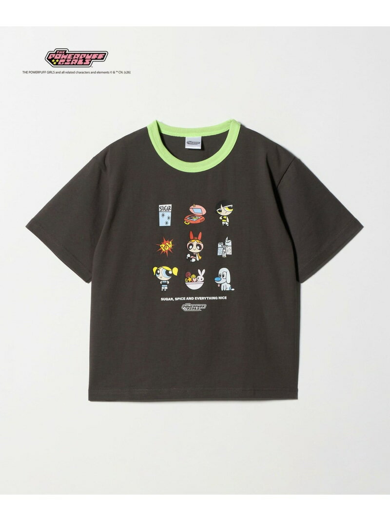 樂天商城 - 【SALE／10%OFF】【別注】＜The Powerpuff Girls＞ リンガー Tシャツ / キッズ 140cmー150cm UNITED ARROWS green label relaxing ユナイテッドアローズ グリーンレーベルリラクシング トップス カットソー・Tシャツ ブルー グレー ピンク【RBA_E】[Rakuten Fashion]