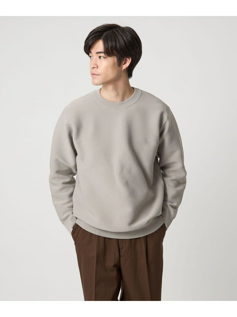 【WEB限定】ガータークルー ニット UNITED ARROWS green label relaxing ユナイテッドアローズ グリー..