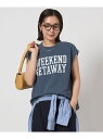 【WEB限定】<at ease>ロゴ スウェット ノースリーブ プルオーバー UNITED ARROWS green label relaxing ユナイテッド...