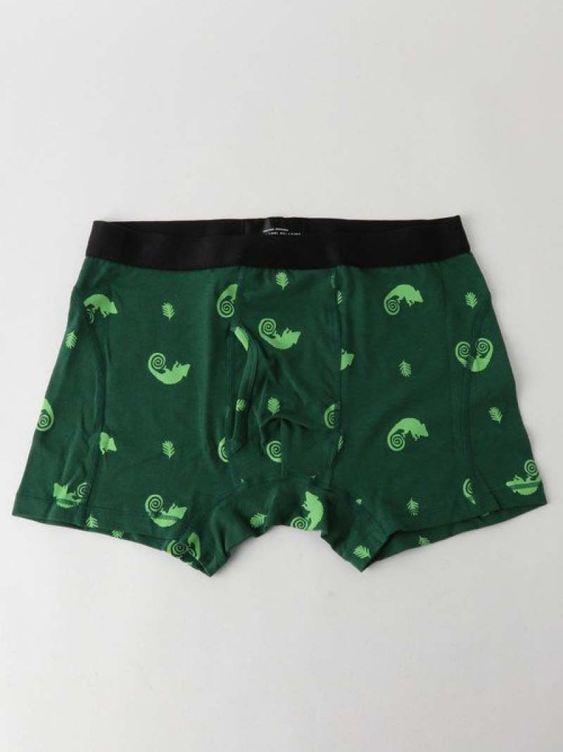 BC EX/OGC CHAMELEON ボクサーパンツ UNITED ARROWS green label relaxing ユナイテッドアローズ グリーンレーベルリラクシング インナー・ルームウェア ボクサーパンツ・トランクス グリーン ネイビー[Rakuten Fashion]