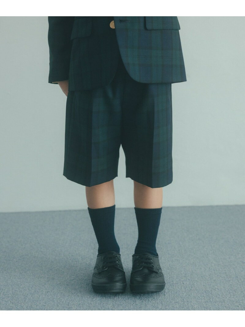 TRW ブラックウォッチ ショートパンツ / キッズ 110cm-130cm UNITED ARROWS green label relaxing ユナ..