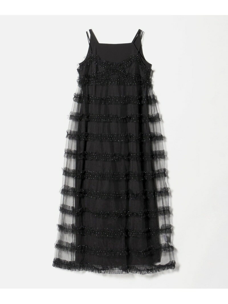 Rakuten - ＜ANDRESD＞シアードット キャミワンピース＜ Select by EMMEL REFINES ＞ EMMEL REFINES ユナイテッドアローズ グリーンレーベルリラクシング ワンピース・ドレス ワンピース ブラック【送料無料】[Rakuten Fashion]
