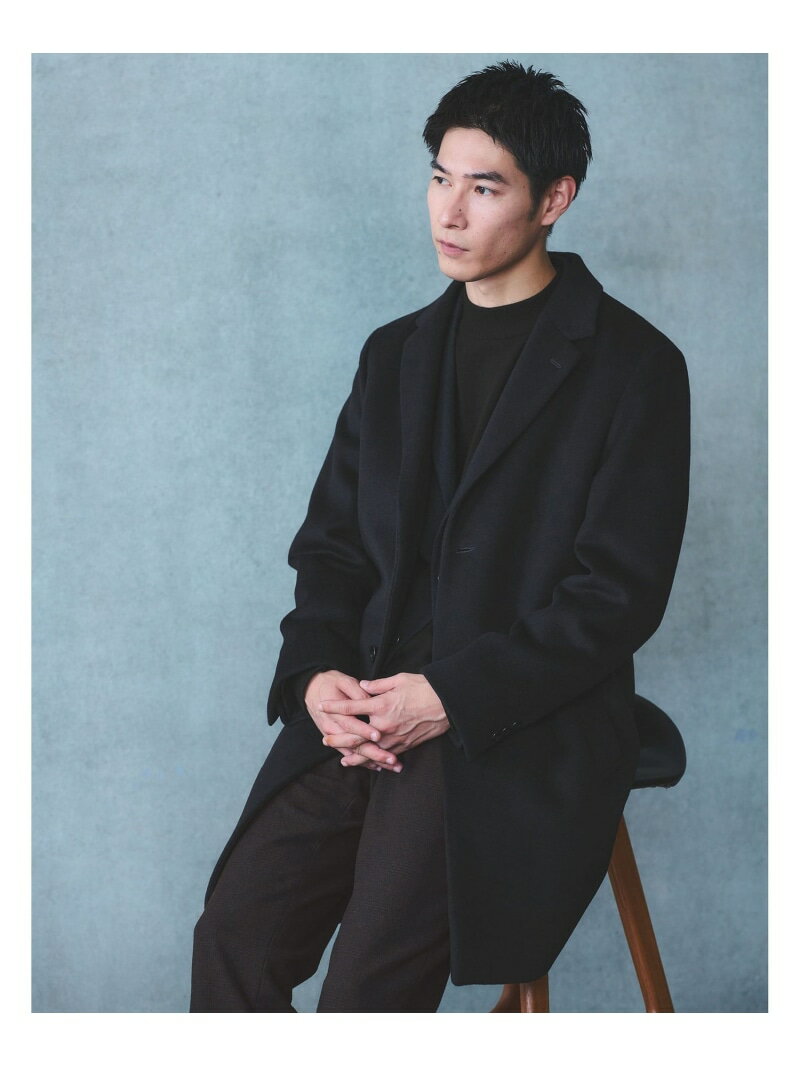 S100 ビーバー チェスターコート UNITED ARROWS green label relaxing ユナイテッドアローズ グリーン..